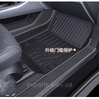 Килимки в салон 3D з захистом порогів для BYD Leopard 3 (2024–2026)