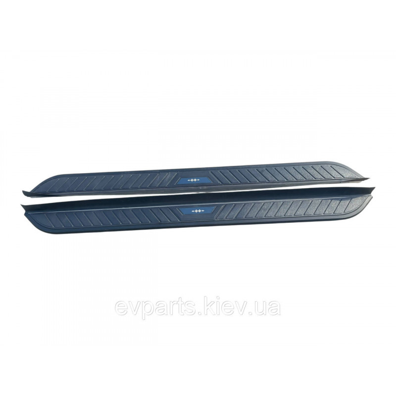 Пороги / Підніжки пластико-алюмінієві для BYD Leopard 3 (2024–2026)