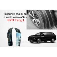 Локеры / подкрылья задних арок черные глянцевые для BYD Tang L (2024–2026)