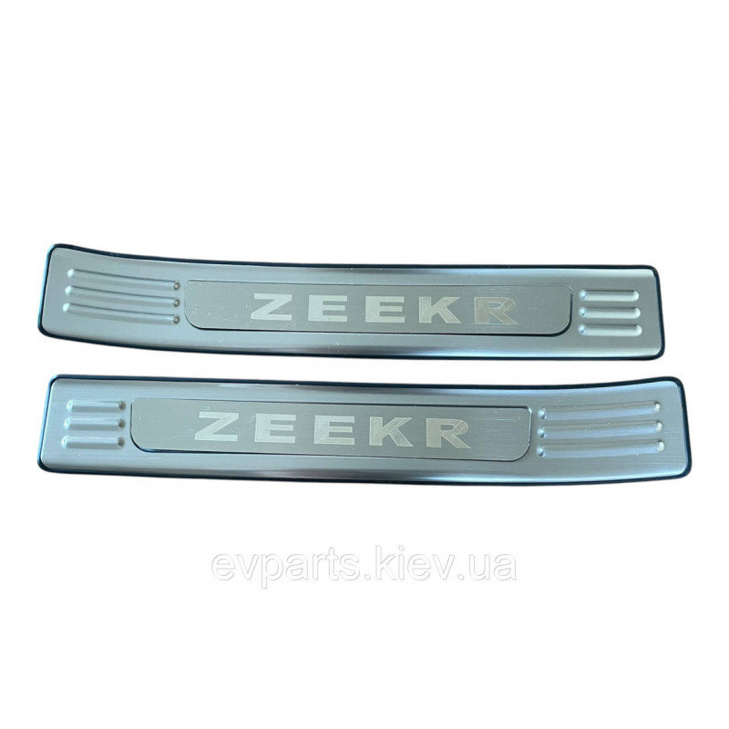 Накладки на пороги до Zeekr 7X комплект 4 шт (нержавіюча сталь)