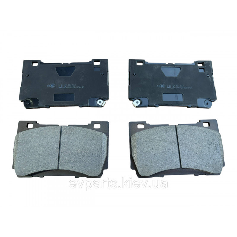 Колодки гальмівні передні Zeekr 7X / 001 / 007 GT / 009 / 007 / X (6608149818) для гальм Akebono — Високоякісний аналог