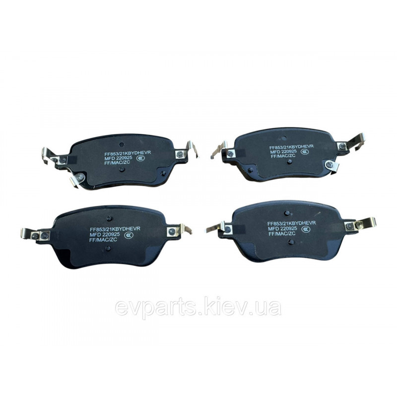 Колодки гальмівні задні BYD Leopard 5 / Leopard 7 / Leopard 8 (QZHF-3502005 / 19560941-00) — Високоякісний аналог